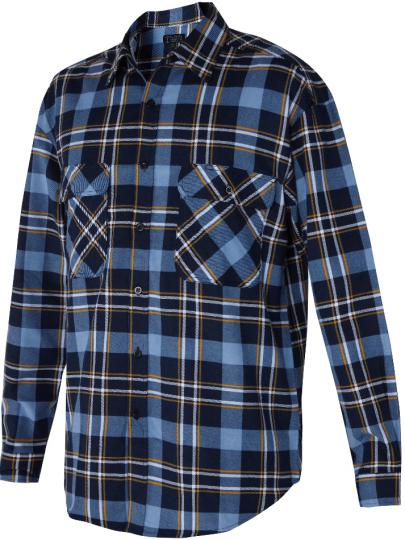 RM123FOF - Mens Pilbare Open Front Flannelette Shirt (Seasonal)