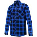RM123SQS - Mens Pilbara Open Fornt Quilted Flannelette Shirt